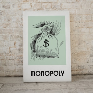 Monopoly - Digitaldruck Inspiriert von klassischen Brettspielen!