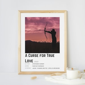 Once Upon a Broken Heart - Bookish Polaroid Poster Digital Printable: A Curse for True Love Stephanie Garber Inspired Book Nook Decor!