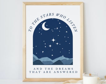 Bookish Quote Print: ACOTAR Inspired Wall Art (Digital Download)
