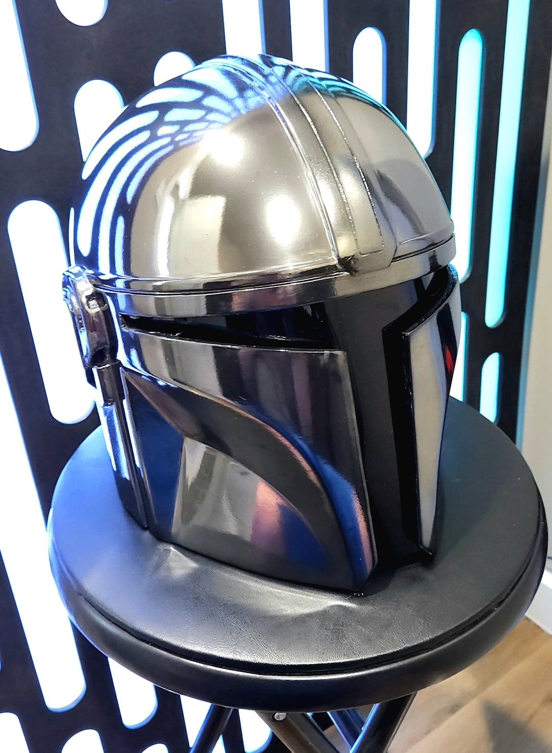 Premium 3D Printed Mandalorian Helmet Replica Etsy