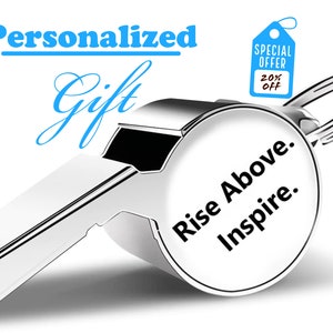 Personalized Sports Whistle Gifts For Coaches, Teachers  And Life Guards | Engraved Whistle Gift For Coach In Soccer, Hockey, & Basketball