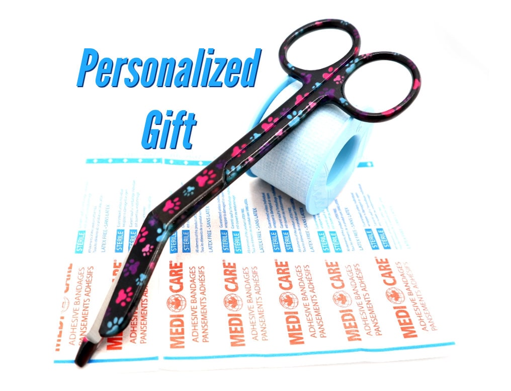 Personalizable Glitter 5in Kid Safe Blunt Tip Scissors, Kid School