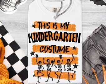 Halloween kindergarten teacher shirt Comfort Colors Halloween Kindergarten Shirt Kindergarten Team Shirts Spooky Teacher Shirt Halloween Tee