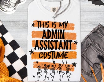 Spooky Halloween Administrative Assistant Shirt Custom Gift For Admin Assistant Administrative Professionals Day Gift School Office Staff
