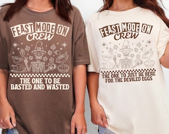 Family Thanksgiving Shirts Thanksgiving Group Shirt Funny Thanksgiving Party Matching Thanksgiving T-Shirts Friendsgiving Group Pun Shirts