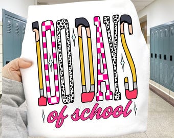 Comfort Colors 100 Days of School Shirt 100 Day Shirt 100th Day Of School Celebration Student Shirt Back to School Shirt Gift For Teacher