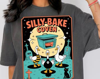 Easy Bake Coven 90s Horror Movie Fan Oversized Vintage T Shirt, Halloween Tee, Comfort Colors Tee, Plus Size Halloween Tee, Witchy Vibes Tee
