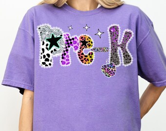 Comfort Colors Pre-K Teacher Shirt, Pre-K Squad, Preschool Crew, PreK Teacher Shirt, Pre-K Teacher Team Shirts, PreK TShirt, Pre K T-Shirt