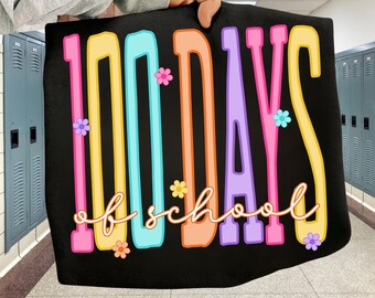 Comfort Colors 100 Days of School Shirt 100 Day Shirt 100th Day Of School Celebration Student Shirt Back to School Shirt Gift For Teacher