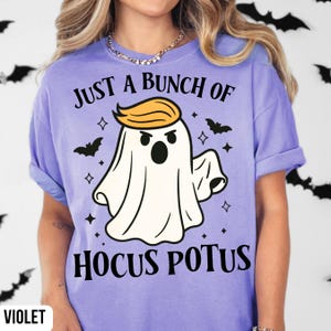 Comfort Colors Halloween Trumpkin Shirt President Donald Trump 2024 Shirt Trump Fight Ghost Republican Halloween Gift Trump Halloween Tee