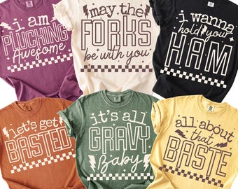 Family Thanksgiving Shirts, Thanksgiving Group Shirt, Funny Thanksgiving Party, Matching Thanksgiving T-Shirts, Friendsgiving Group Shirts
