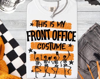Spooky Halloween Office Squad Halloween Shirt Comfort Colors Halloween Office Crew Tshirt Office Team Front Office Staff Admin Shirts