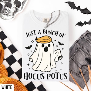 Comfort Colors Halloween Trumpkin Shirt President Donald Trump 2024 Shirt Trump Fight Ghost Republican Halloween Gift Trump Halloween Tee