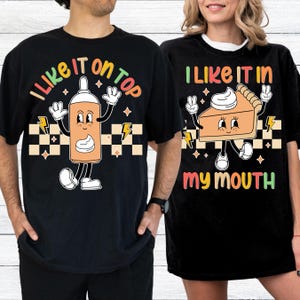 Thanksgiving Matching Couples Pajamas, Raunchy Boyfriend Girlfriend PJs, Matching Thanksgiving Pajamas, Funny Couples Thanksgiving Pajamas