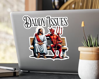 Anti Religion Vinyl Sticker, Anti Christian Gift for Atheist Agnostic, Godless Paganism Satanic Baphomet, Exchristian exvangelical