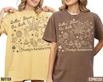 420 Weed Bachelorette Party Comfort Colors Shirt, Marijuana Stoner Bachelorette Group Shirts, Bridesmaid Bride Shirt, Team Bridal Party Gift