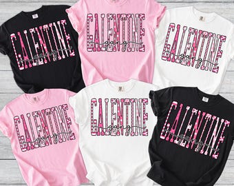 Comfort Colors Galentines Gang Shirt Galentines Day Party T-Shirt For Women Matching Valentine Gift for Best Friends Girls Night Group Tee