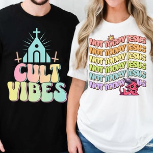 Anti Religion Satanist Shirt, Agnostic Atheist Anti Christian Satanism Gift, Godless Pagan Satanic Baphomet, Exchristian Exvangelical