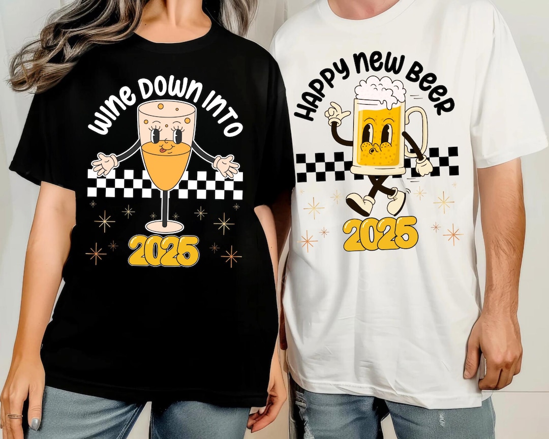 New Year's Matching Couple Shirts, Funny Shirt for Husband and Wife ...