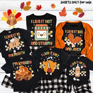 Family Thanksgiving Pajamas, Funny Matching Family Pajamas, Thanksgiving Puns PJ, Matching Best Friends Pjs, Friendsgiving Group Pajamas