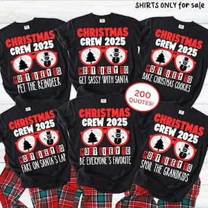 200 Quotes Most Likely to Christmas Shirt Family Matching Christmas T-Shirts Funny Group Christmas Outfit Sibling Kids Christmas Holiday Tee