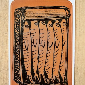 Sardines in a tin sticker