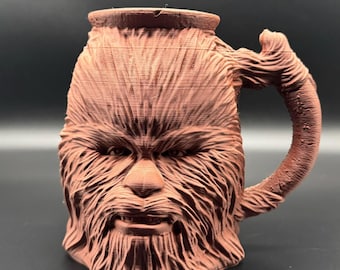 Taza impresa en 3D inspirada en Chewie