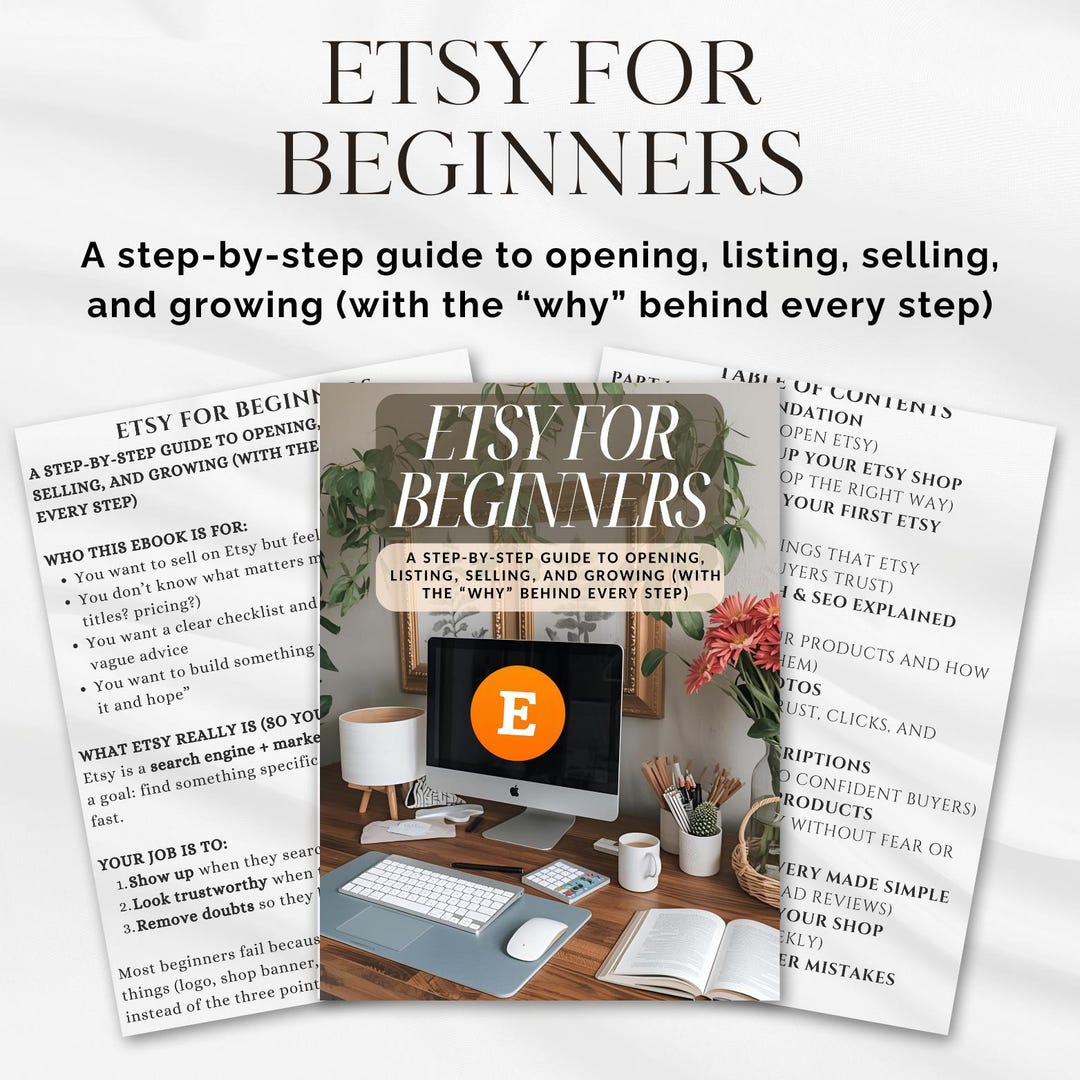 Etsy for Beginners: A Step-by-step Guide to Starting and Growing Your Etsy Shop - Etsy