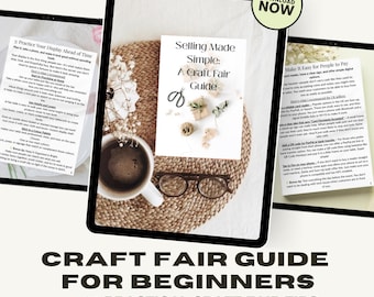 Craft Fair Guide for Beginners | Step by Step Selling | Digital Download