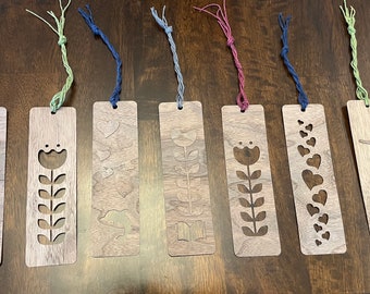 Handmade Veneer Wood Bookmarks