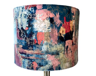 Lamp shade Drum lampshade  lamp shade unique lampshade cooorful lampshade custom  luxury lampshade retro lampshade