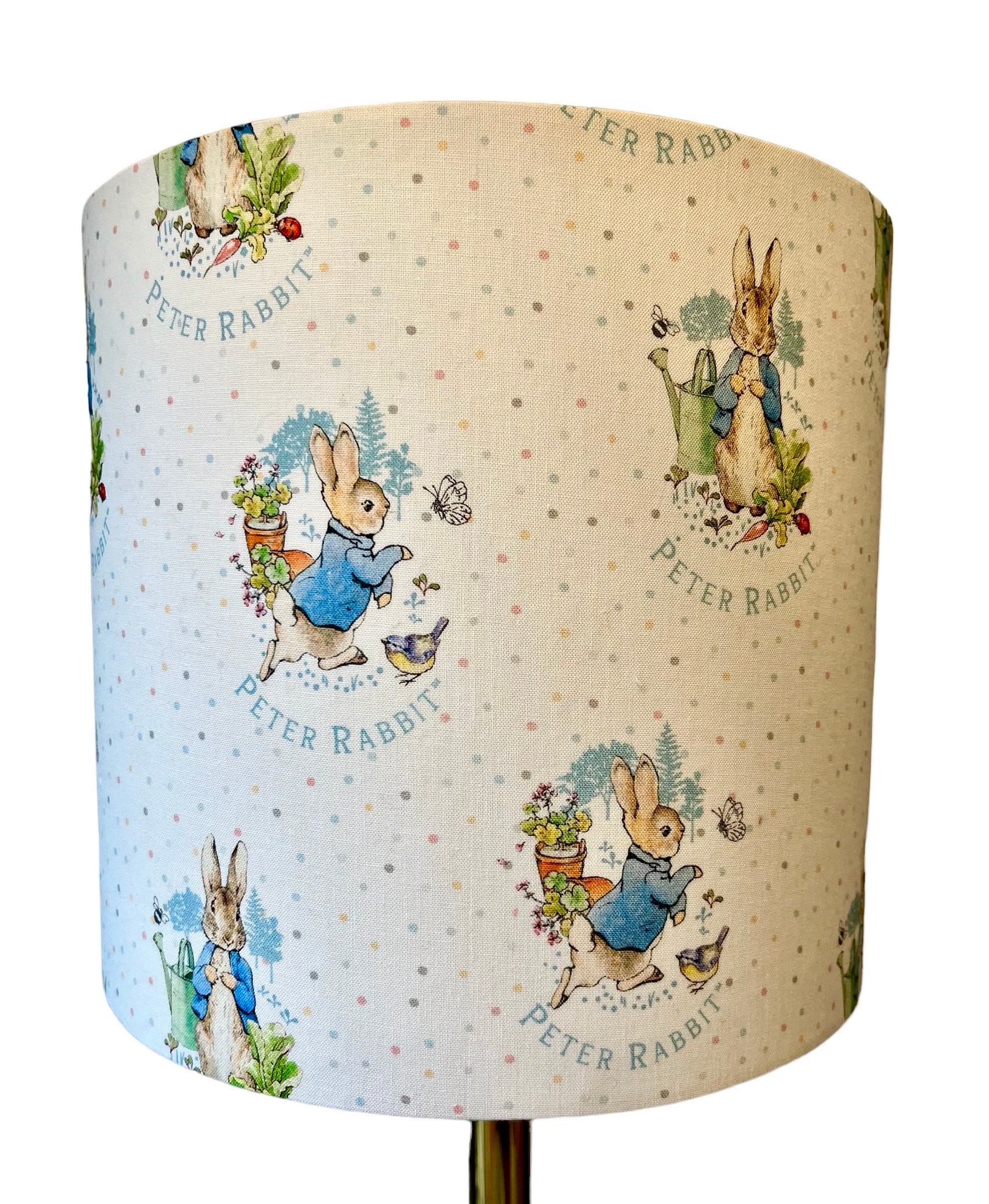 Beatrix Potter Lamp Peter Rabbit Lampshade Nursery Lampshade Baby ...