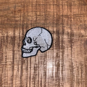 Skull Embroidery Patch