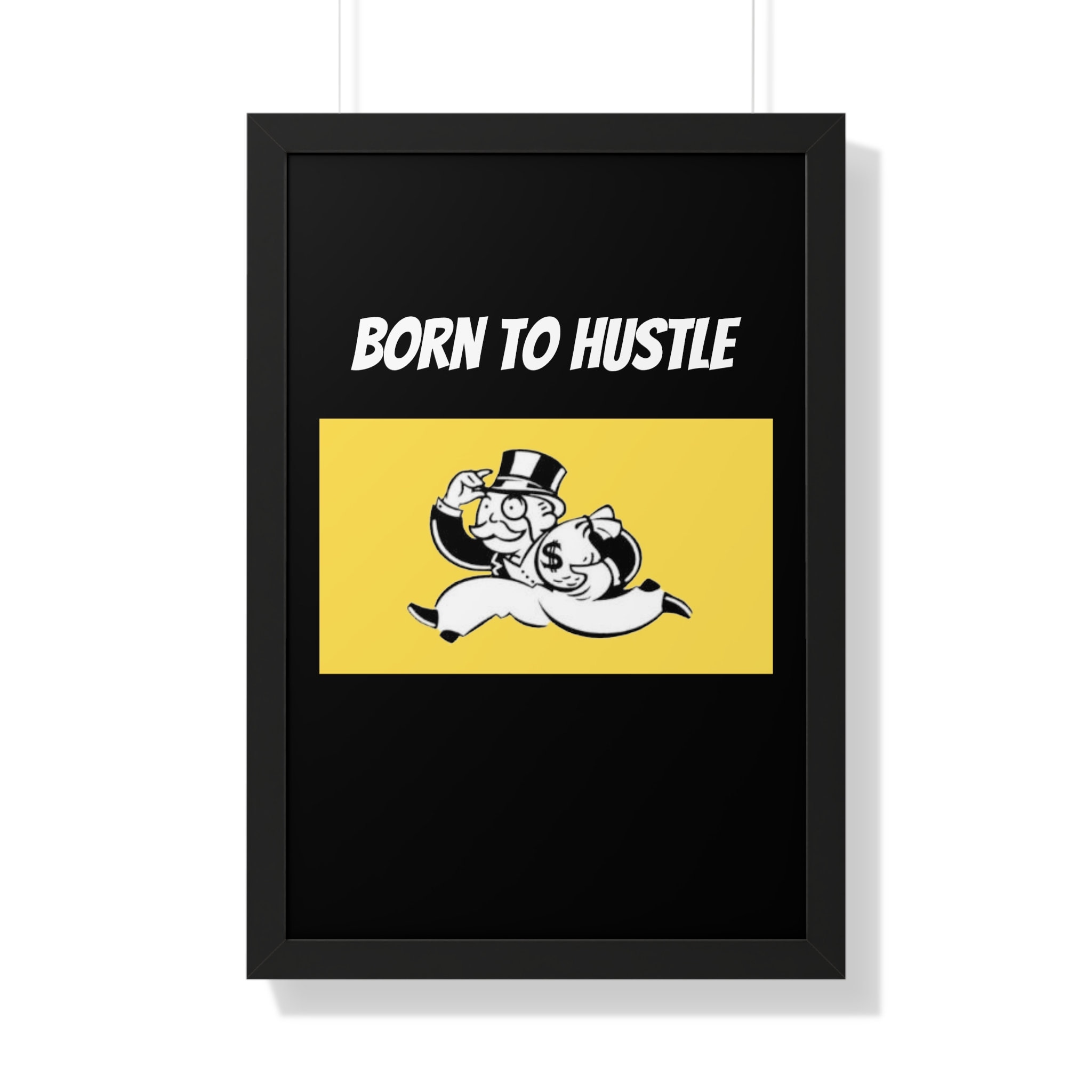 Monopoly Motivational Poster Inspirational Quote Canvas Etsy