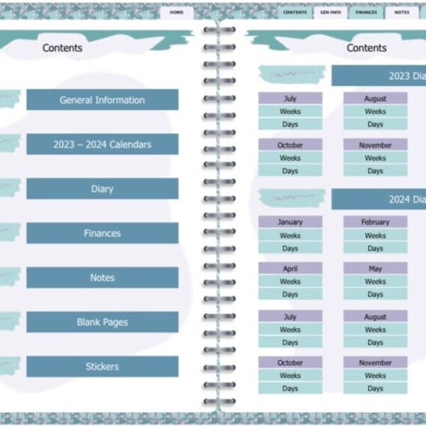 Daily Digital Planner 2023-2014