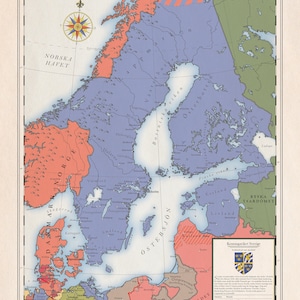 Empire suédois de 1658, carte historique (Svenska stormaktsväldet, 1658)