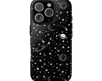 Funda para teléfono con diseño de la Luna y los Planetas Celestiales, Diseño Cósmico