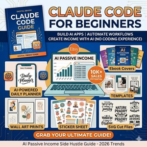 Claude Code for Beginners — Build AI Apps Automate Workflows Create Income with AI No Coding Experience