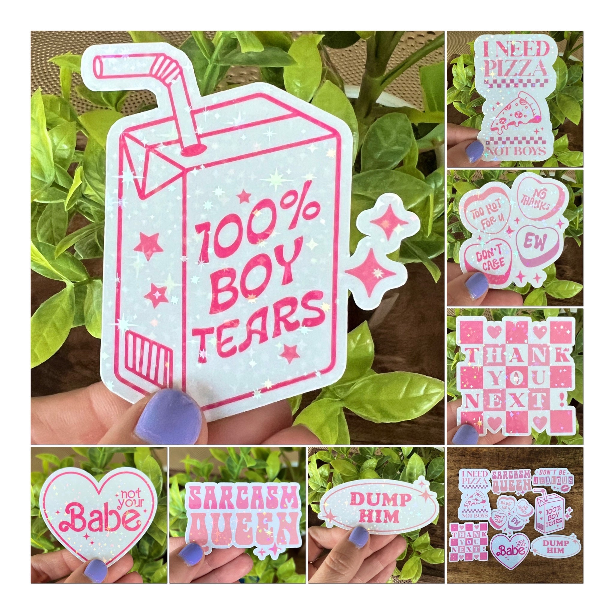 Pink Bow Sticker, Coquette Sticker, Vinyl Sticker, Waterproof Sticker Decal,  Computer Laptop Sticker, Water Bottle Sticker, Kindle Sticker 