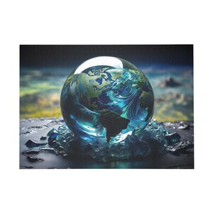 1000 Pieces Jigsaw Puzzle, Earth, Ideal For Developing Problem-Solving Skills,Fun And Wall Decor Included, For Hobby Or Entertainment