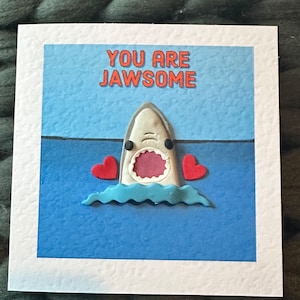 Tarjeta de San Valentín de Tiburón