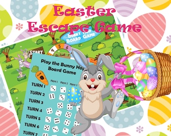 Multi-Room Escape Game: Cindy’s Easter Basket Adventure! - Easter Printable Escape Room