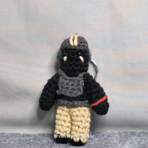 Crocheted Masked COD Keychains - Etsy