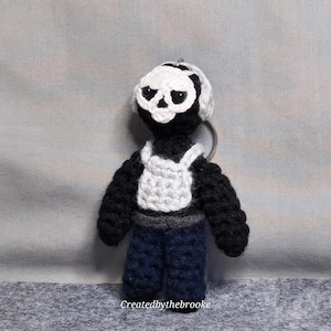 Crocheted Masked COD Keychains - Etsy