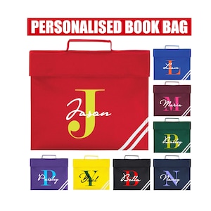 Cartable personnalisé avec prénom, cadeaux de rentrée, sac pour enfant, cartable pour écolières, uniforme d'écolière, cartable, cadeau kit PE, cartable