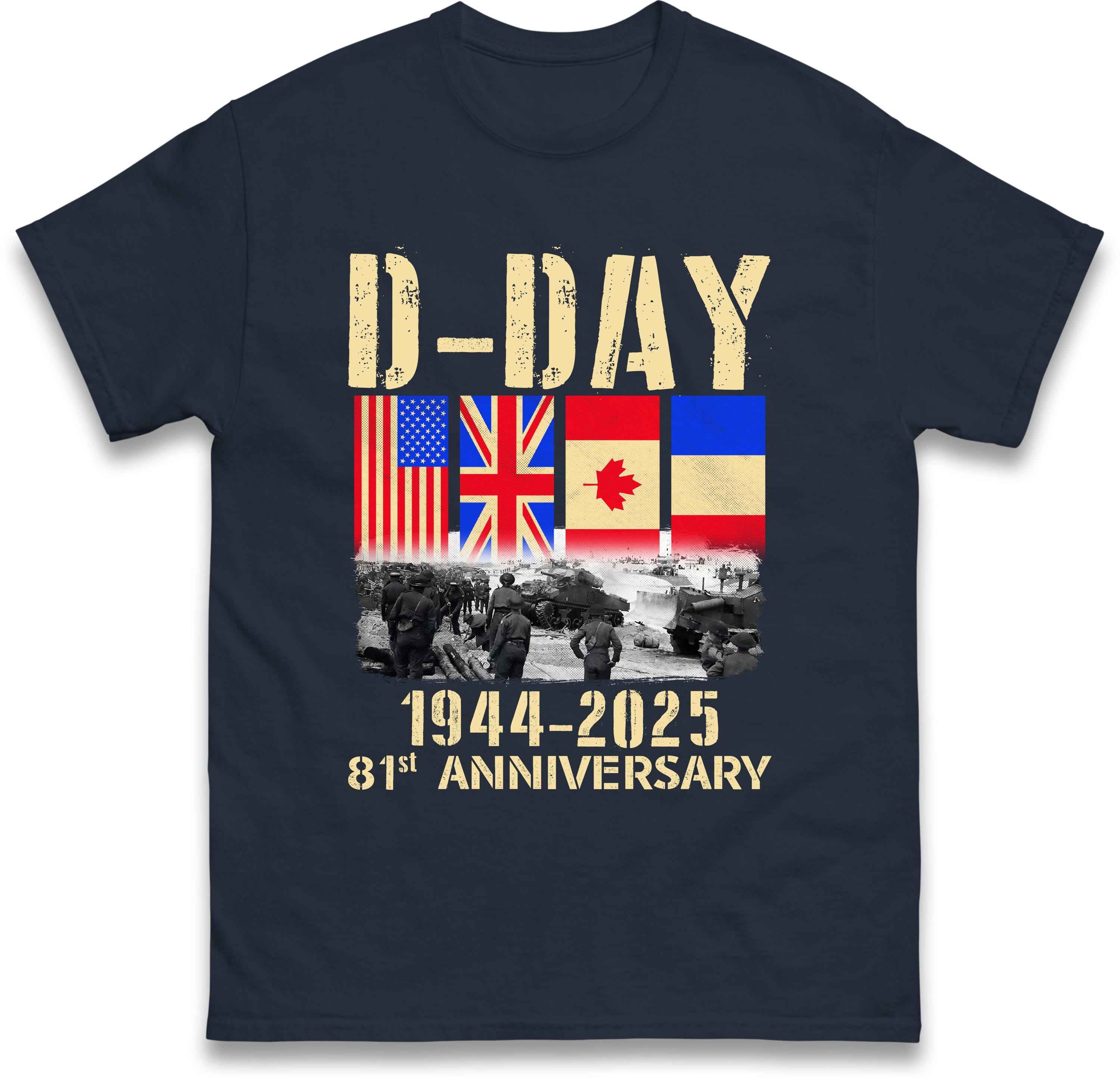 D-Day 75 Year Anniversary Tshirt D-Day 75 Year Anniversary Tshirt