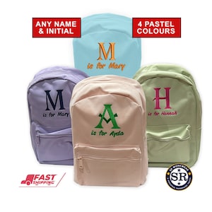 Sac à dos personnalisé. cartable personnalisé pour enfants, sac brodé, sac à dos pour tout-petit, cadeau pour enfants, sac pour garçons et filles. Sac à usage quotidien