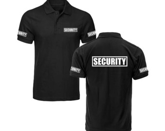 Security Classic Polo Shirt, Doorman Bouncer Uniform Workwear Unisex Polo Unisex Adult Kids Tee Top