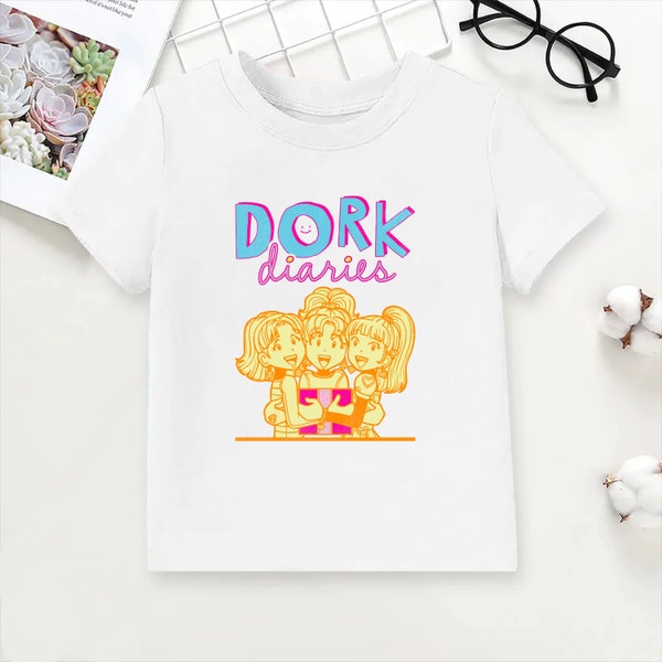 World Book Day T-Shirt Dork Diaries Protagonist Nikki Maxwell Writers Books Unisex Adult Kids Tee Top
