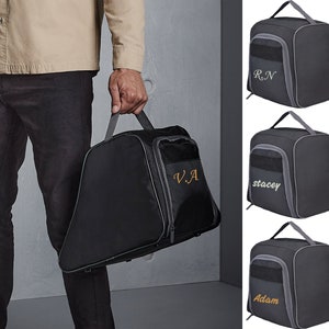 Personalisierte bestickte Stiefeltasche Fußballschuhe Sportschuhtasche mit Initialen oder Namenstext Personalisierte benutzerdefinierte Tasche Polyesterpackung